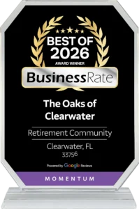 Best of 2026 Award Winner Business Rate. The Oaks of Clearwater, Retirement Community. Clearwater, FL 33756