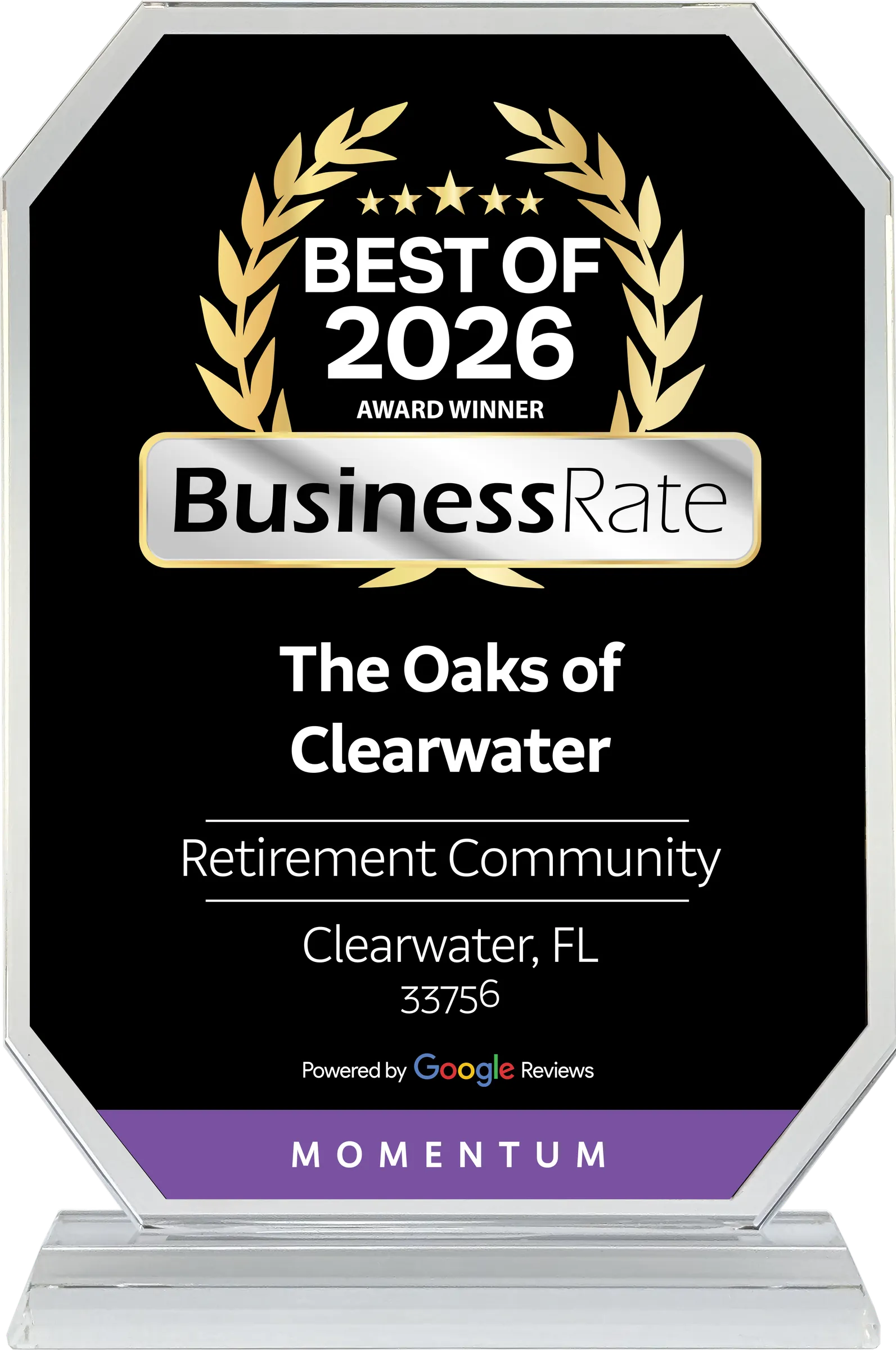 Best of 2026 award for The Oaks of Clearwater